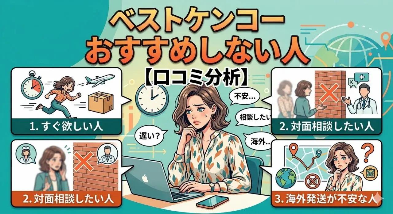 ベストケンコーをおすすめしない人