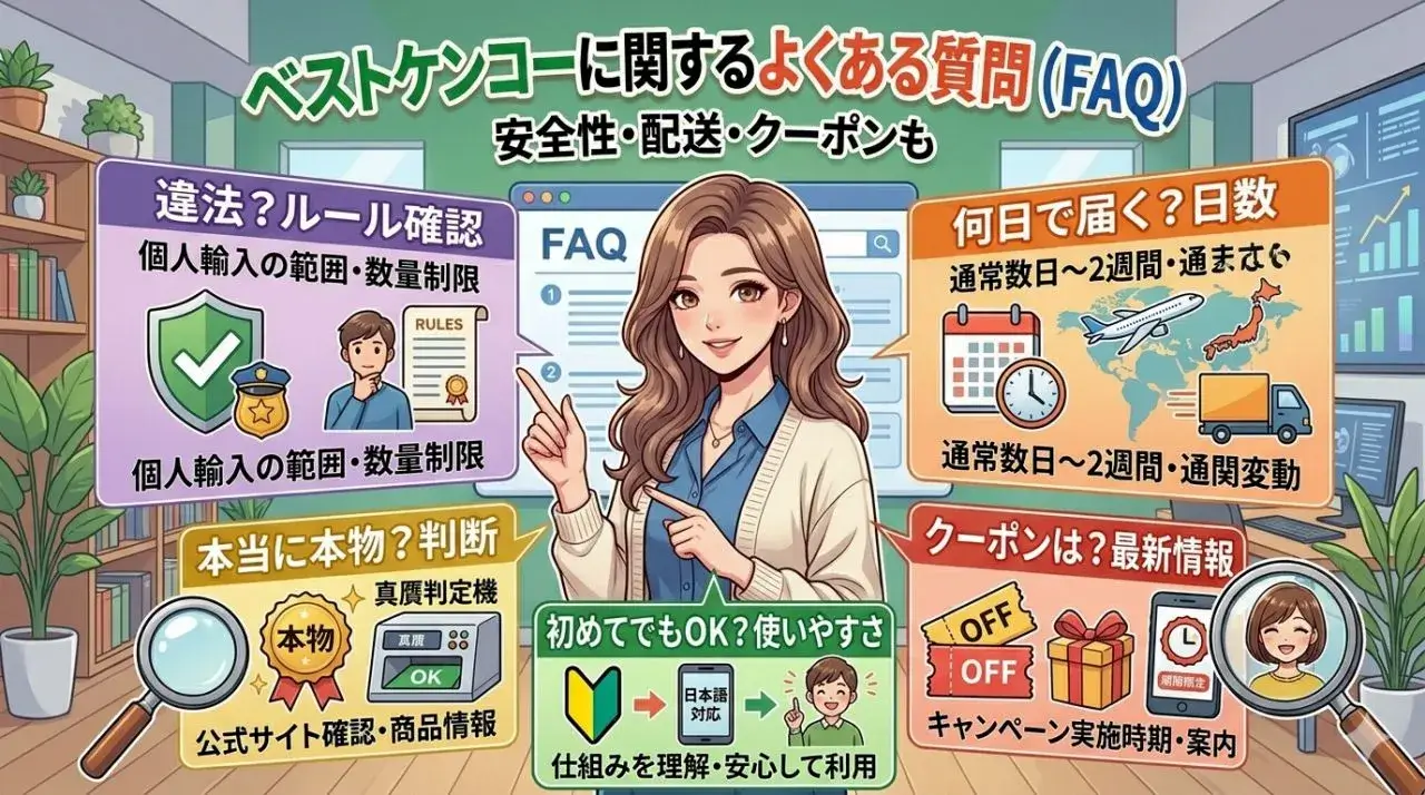 ベストケンコーに関するよくある質問（FAQ）