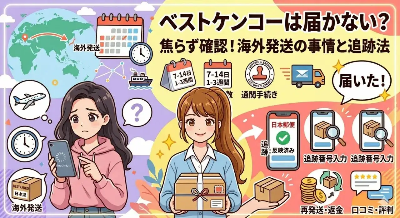 ベストケンコーは届かない?結論を先に解説