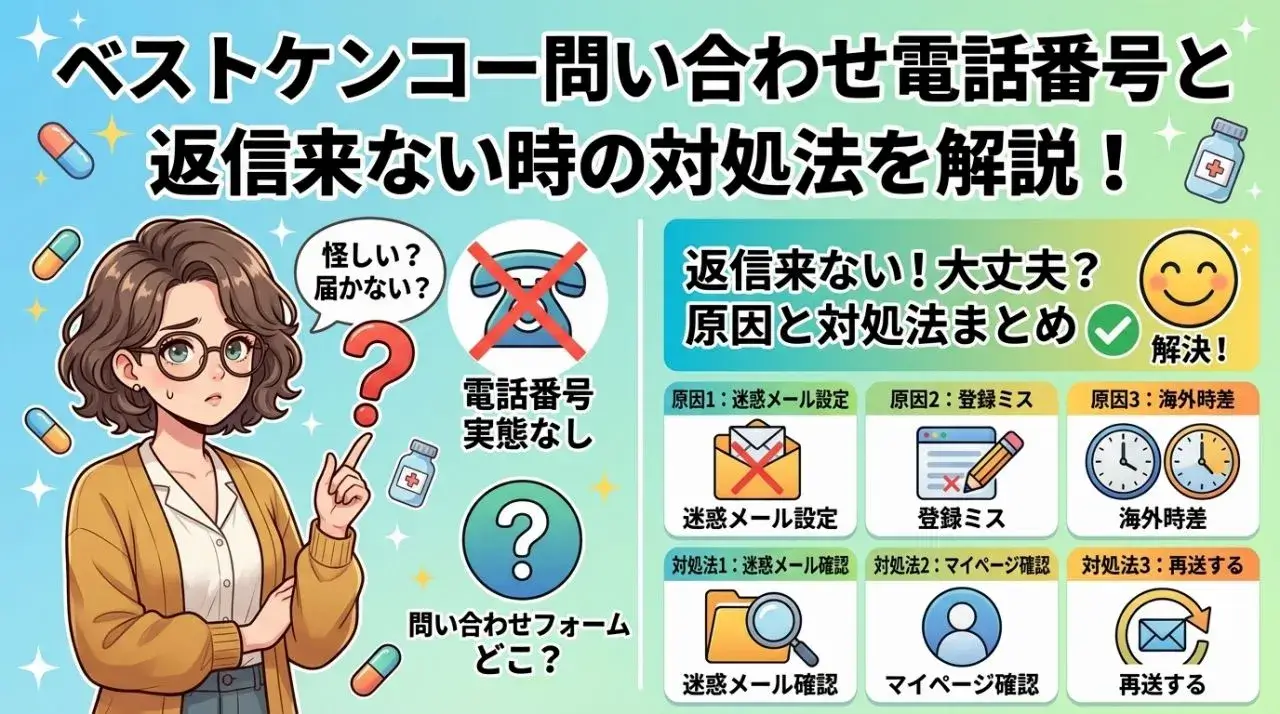 ベストケンコー問い合わせ方法の結論
