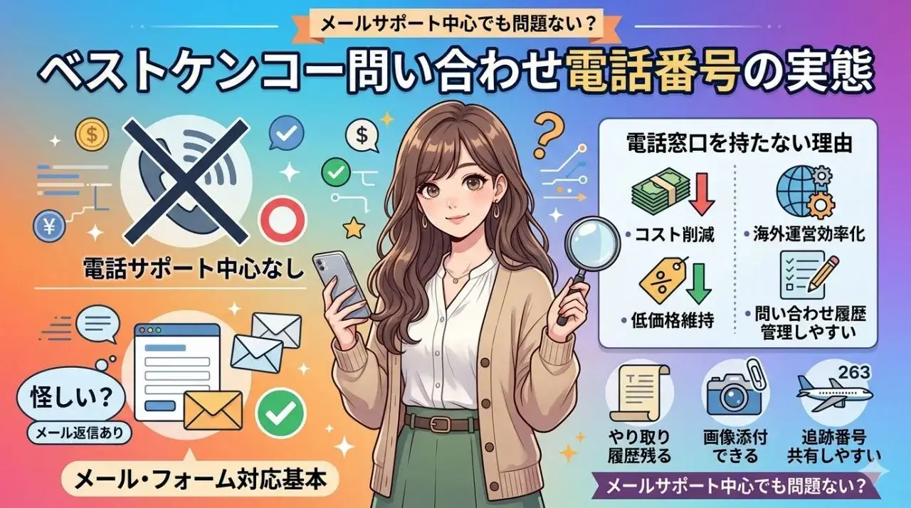 ベストケンコー問い合わせ電話番号の実態