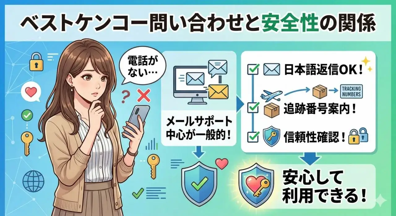 ベストケンコー問い合わせと安全性の関係