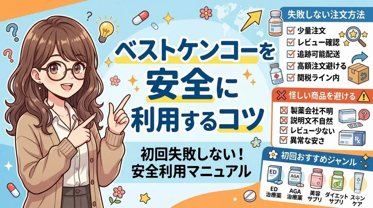 ベストケンコーを安全に利用するコツ