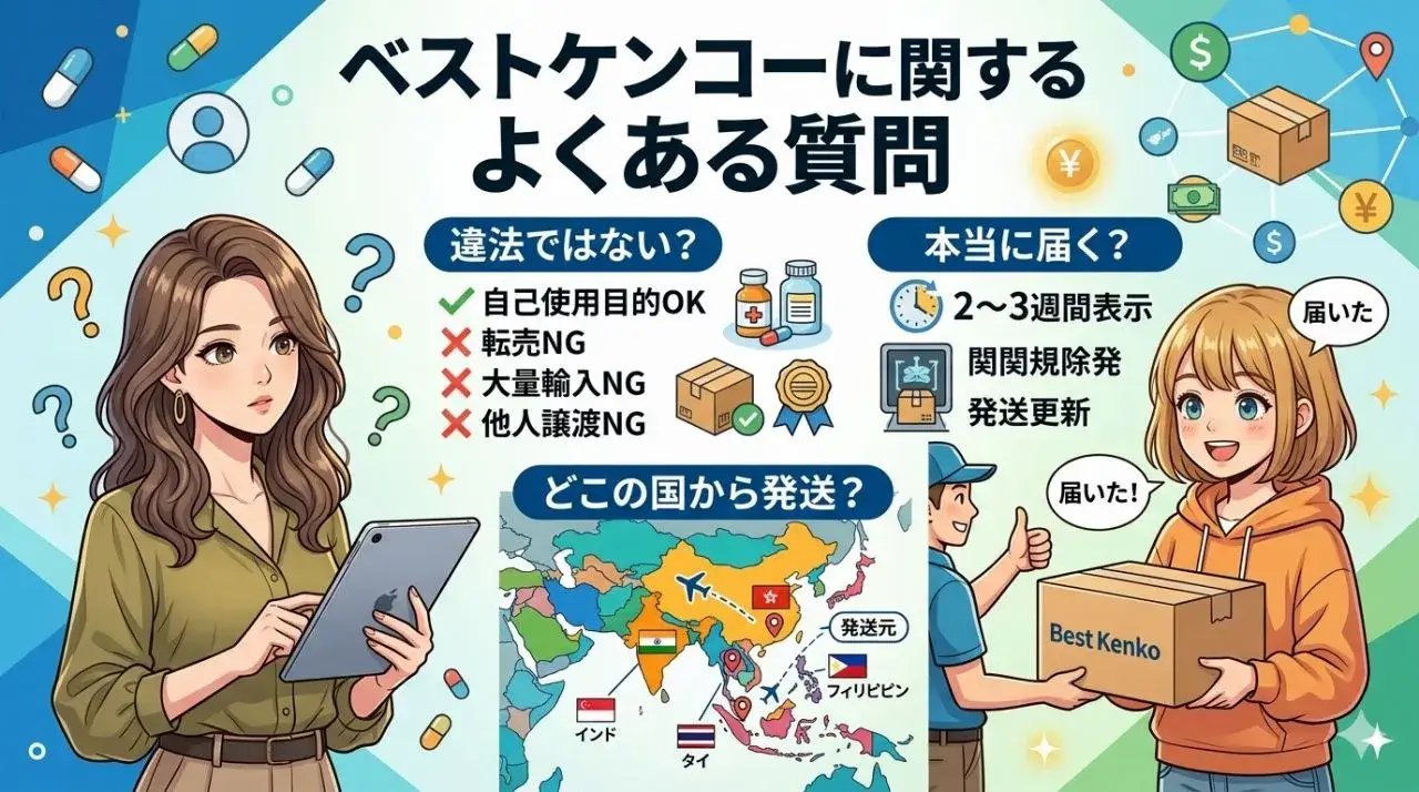 ベストケンコーに関するよくある質問